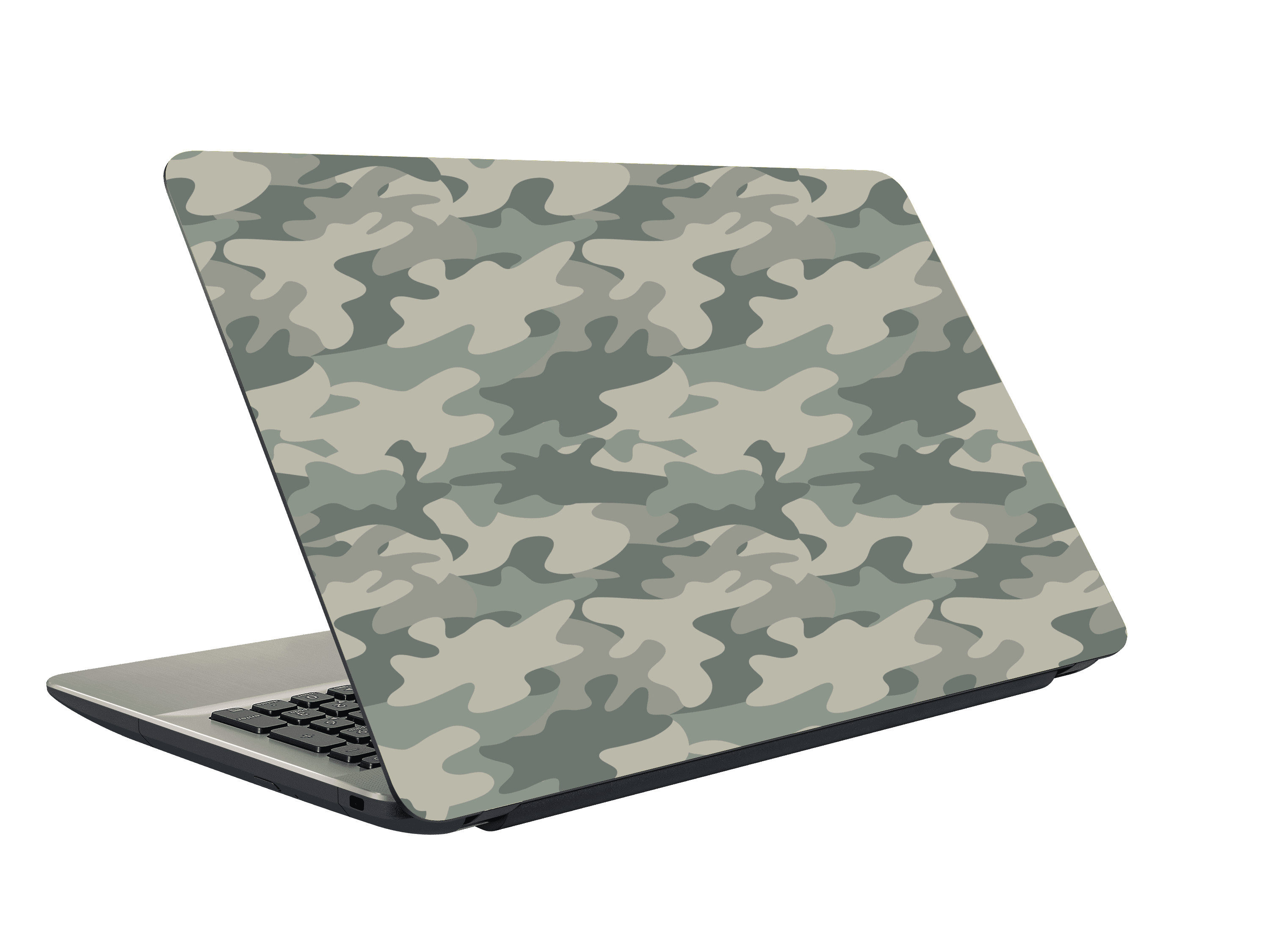 Laptop Skin Greyish Camouflage